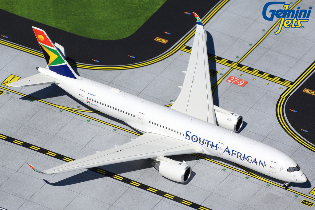 South African Airways Airbus A350-900 ZS-SDC GeminiJets GJSAA1920 Scale 1:400