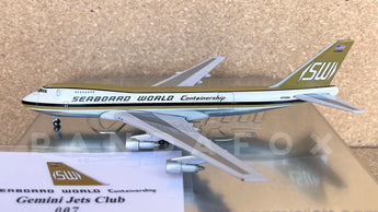 Seaboard World Airlines Boeing 747-200F N701SW GeminiJets GJSBW078 Scale 1:400