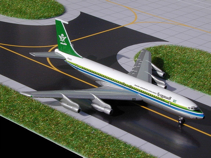 Saudia Boeing 707-320B HZ-ACG GeminiJets GJSVA028 Scale 1:400