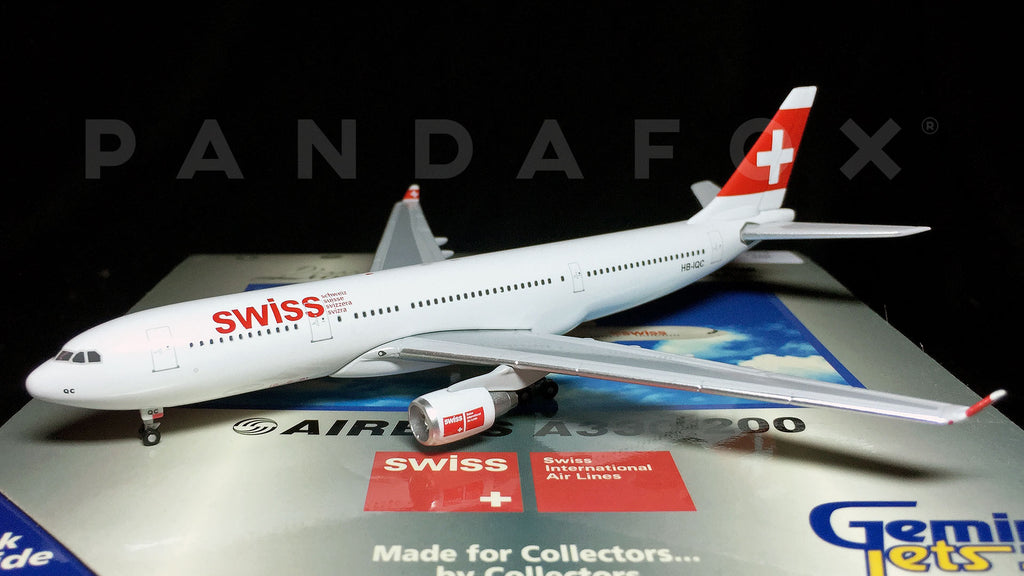 Swissair Airbus A330-200 HB-IQC GeminiJets GJSWR360 Scale 1:400