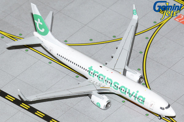TransAsia Airways 航空機モデル 1/100 Transavia Airlines Boeing 737-800 PH-HZV GeminiJets GJTRA1977