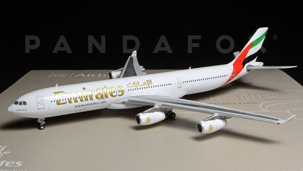 Emirates Airbus A340-300 A6-ERT GeminiJets GJUAE1284 Scale 1:400 – PandaFox  Toys