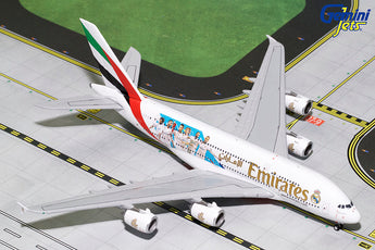Emirates Airbus A380 A6-EUG Real Madrid GeminiJets GJUAE1762 Scale 1:400