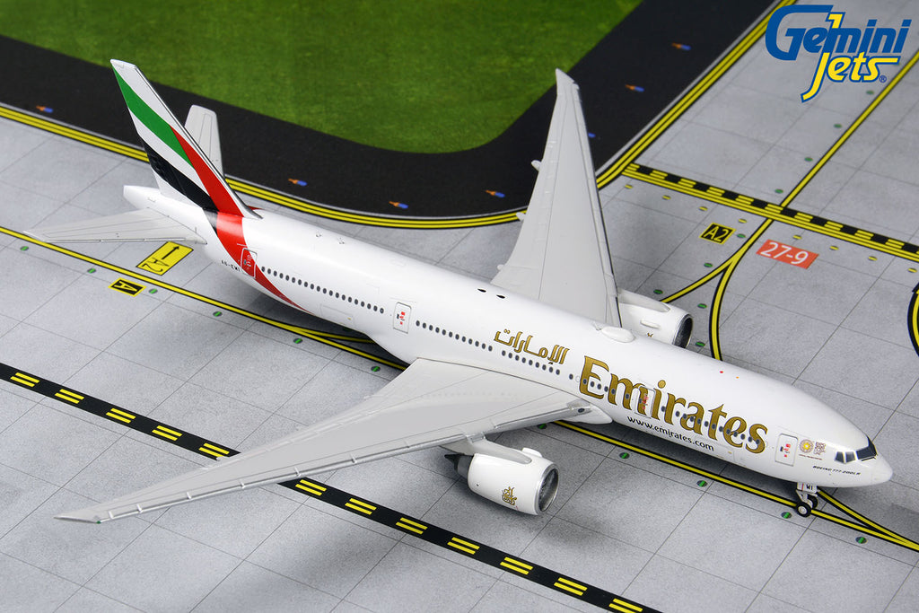 Emirates Boeing 777-200LR A6-EWI EXPO 2020 GeminiJets GJUAE1907 Scale 1:400
