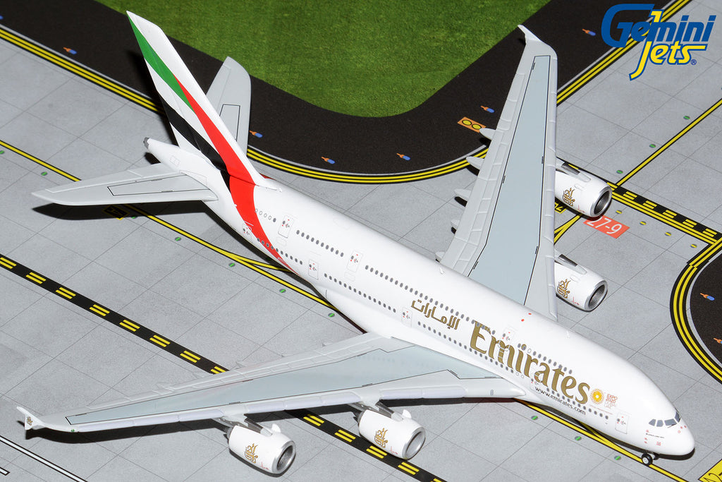 Emirates Airbus A380 A6-EVN GeminiJets GJUAE2053 Scale 1:400