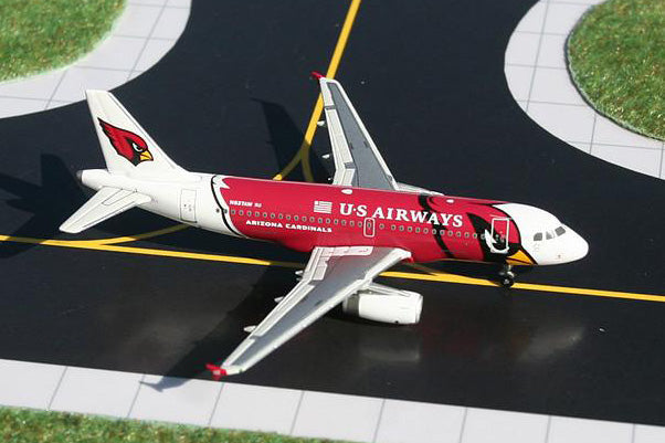 US Airways Airbus A319 N837AW Arizona Cardinals GeminiJets GJUSA890 Scale 1:400