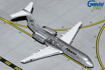 Alliance Airlines Fokker 100 VH-QQW Vickers Vimy 100 Years GeminiJets GJUTY1997 Scale 1:400