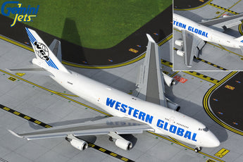 Western Global Boeing 747-400BCF Flaps Down N344KD GeminiJets GJWGN2015F Scale 1:400