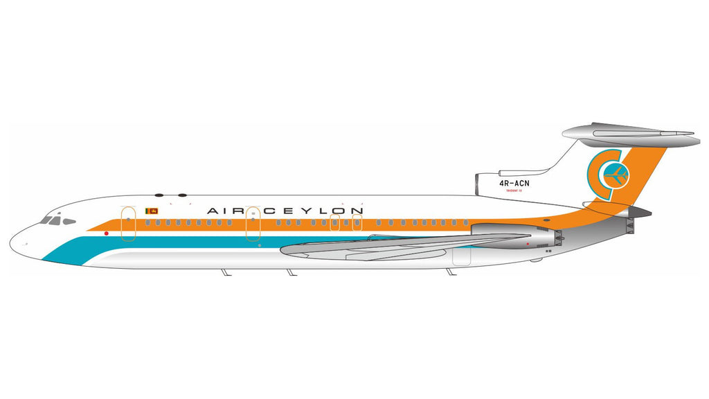 Air Ceylon Hawker Siddeley Trident 1E 4R-ACN InFlight IF121EAE0623 Scale 1:200
