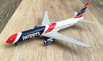 New England Patriots Boeing 767-300ER N36NE White Box Scale 1:400