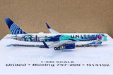 United Boeing 757-200 N14102 Her Art Here New York UAL757200 Scale 1:400