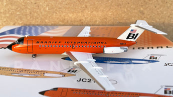 Braniff BAC-111-200 N1544 Orange Jellybean JC Wings JC2BNF185 JC2185 Scale 1:200