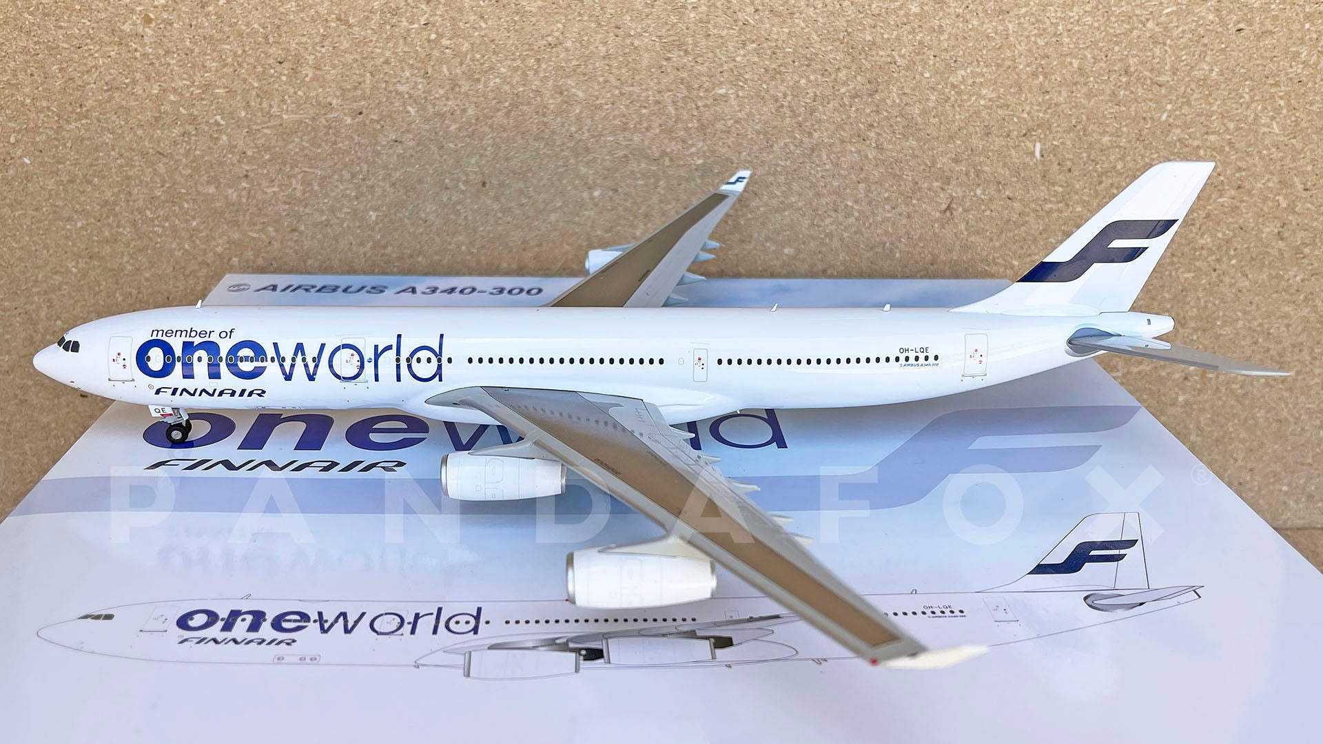 【美品】FINNAIR A340-300 ワンワールド Phoenix Finnair Airbus A340-300 OH-LQE One World Phoenix PH10548