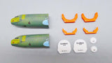 Airbus A320 Front Fuselage Sections Set JC Wings JC2GSESETC JCGSESETC Scale 1:200