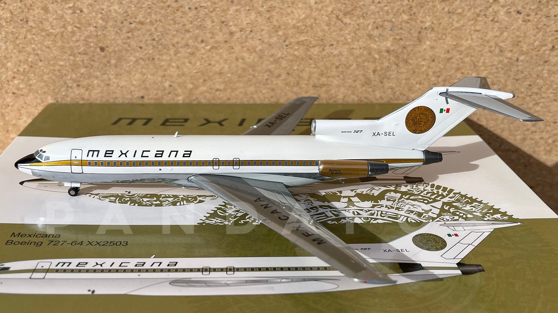 にゃん ☆JC 1/400☆Mexicana☆Boeing 727-100☆Eagle tail Livery☆