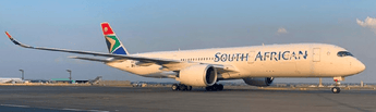South African Airways Airbus A350-900 Flaps Down ZS-SDC JC Wings JC2SAA422A XX2422A Scale 1:200