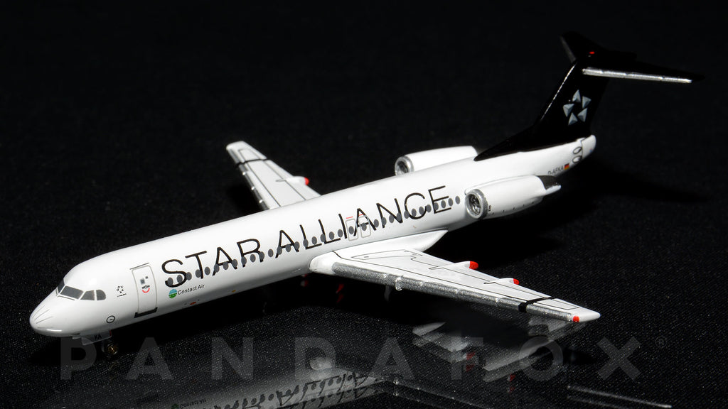 Contact Air Fokker 100 D-AFKA Star Alliance JC Wings JC4029 Scale 1:400