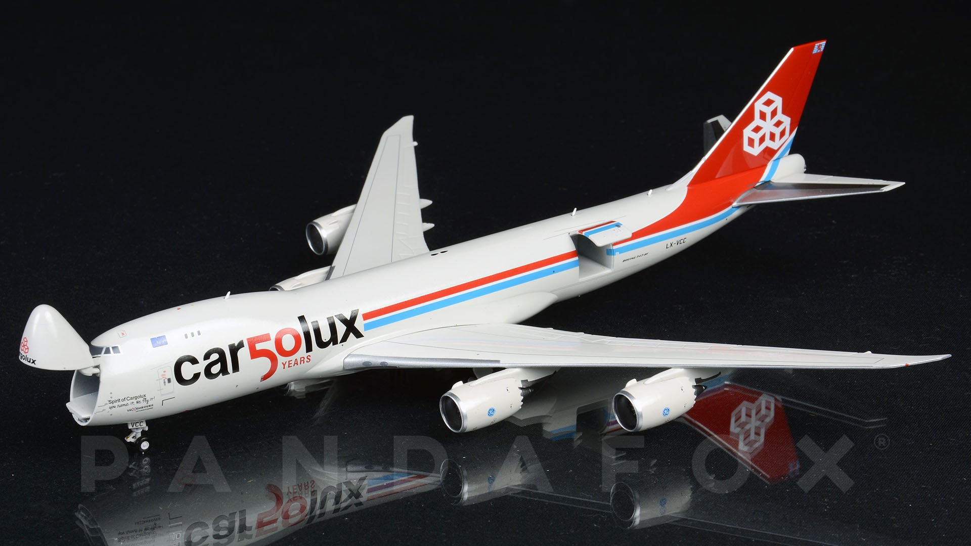 カーゴルクス 747-8F LX-VCJ 1/400 GeminiJets 1/400 scale Luxembourg Cargo Boeing 747-8F LX-VCA