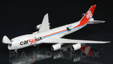 Cargolux Boeing 747-8F Interactive LX-VCC 50 Years JC Wings JC4CLX356C XX4356C Scale 1:400
