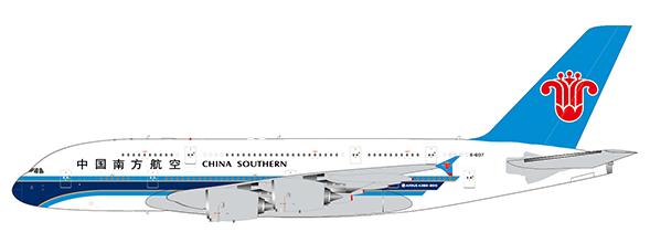 China Southern Airbus A380 B-6137 JC Wings JC4CSN0044 XX40044 Scale 1:400