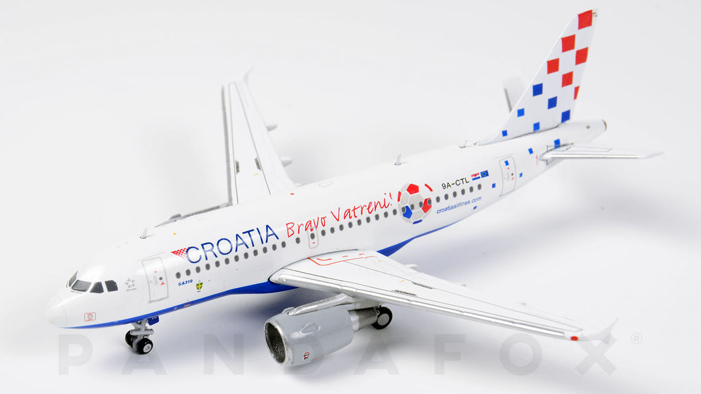 Croatia Airlines Airbus A319 9A-CTL Bravo Vatreni JC Wings JC4CTN064 XX4064 Scale 1:400