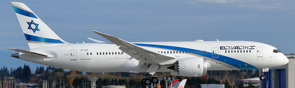 El Al Boeing 787-8 Flaps Down 4X-ERA JC Wings JC4ELY247A XX4247A Scale 1:400