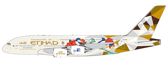 Etihad Airways Airbus A380 A6-APD Choose South Korea JC Wings JC4ETD278 XX4278 Scale 1:400