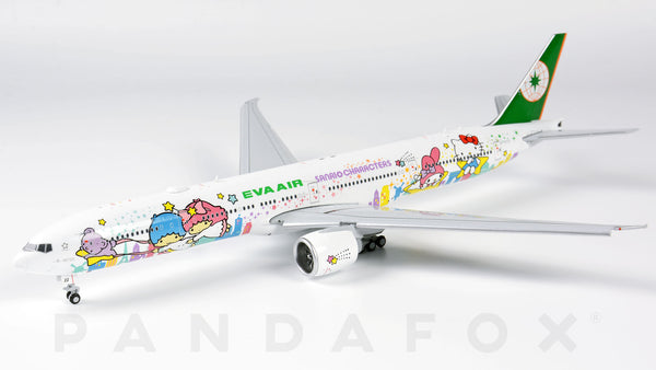 EVA Air Boeing 777-300ER Flaps Down B-16722 Sanrio Characters JC