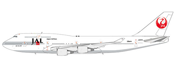 Japan Airlines Boeing 747-400 Flaps Down JA8915 JC Wings JC4JAL889A XX4889A  Scale 1:400