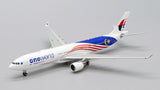 Malaysia Airlines Airbus A330-300 9M-MTE Negaraku One World JC Wings JC4MAS481 XX4481 Scale 1:400