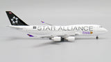 Thai Airways Boeing 747-400 Flaps Down HS-TGW Star Alliance JC Wings JC4THA898A XX4898A Scale 1:400