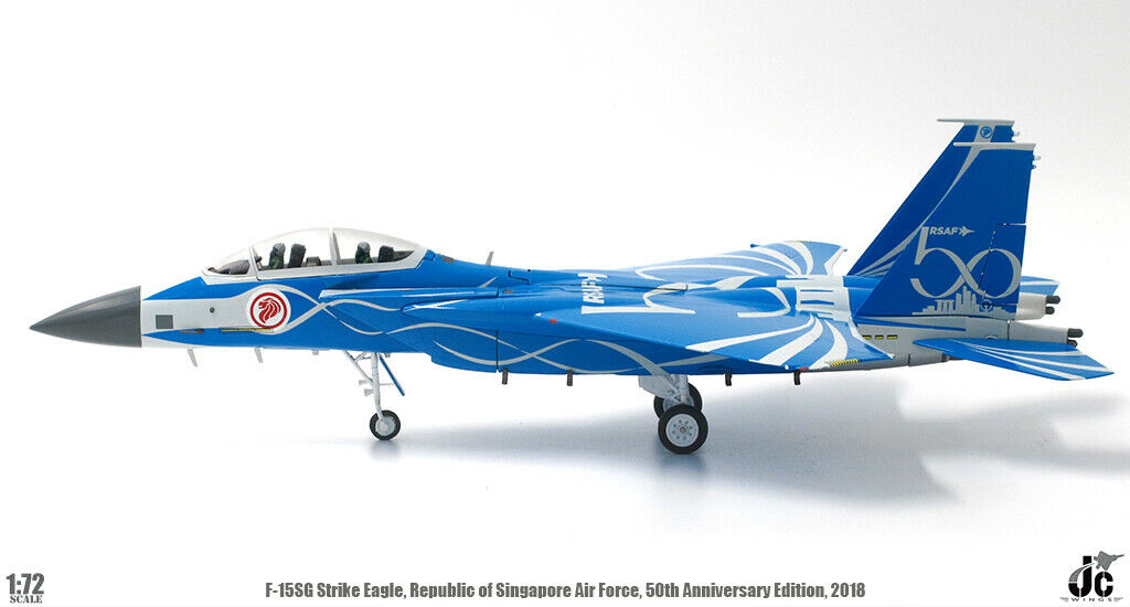 ミニカー　1/72 F-15SG シンガポール空軍 55周年記念塗装 2023 [JCW-72-F15-031] Amazon | JCW 1/72 F-15SG シンガポール空軍 55周年記念塗装