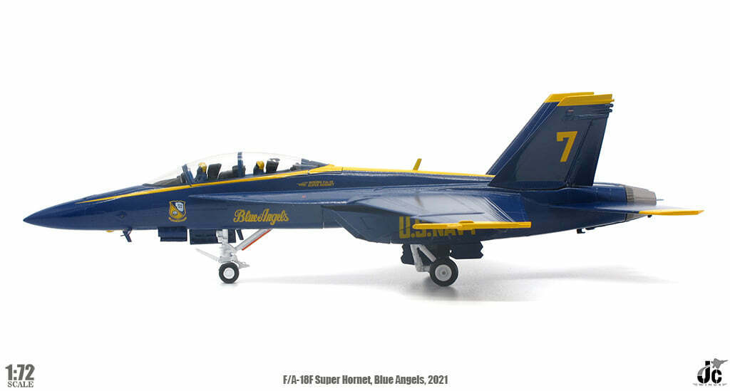 USN F/A-18F Super Hornet #7 (Blue Angels, 2021) JC Wings JCW-72-F18-010 Scale 1:72