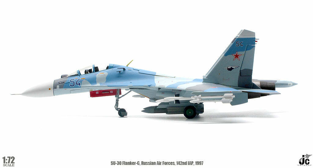 Russian Air Force Su-30 Flanker-C Blue 54 (142nd IAP, 1997) JC Wings JCW-72-SU30-008 Scale 1:72