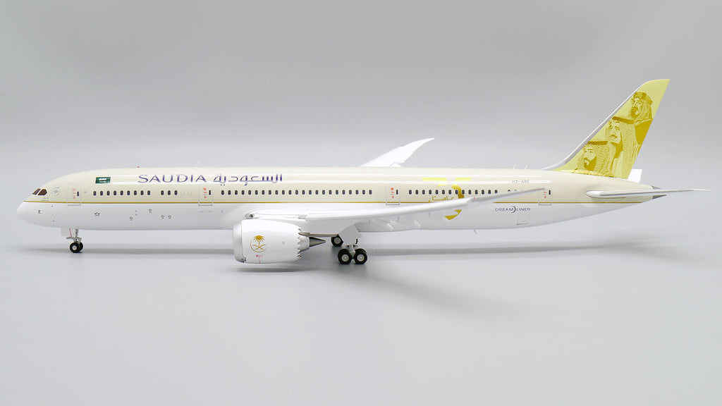 Saudia Boeing 787-9 Flaps Down HZ-ARE 75 Years JC Wings LH2SVA337A LH2337A Scale 1:200