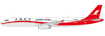 Shanghai Airlines Airbus A321 B-6642 JC Wings LH4CSH142 LH4142 Scale 1:400