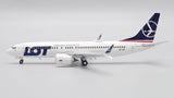 LOT Polish Boeing 737 MAX 8 SP-LVF JC Wings LH4LOT199 LH4199 Scale 1:400