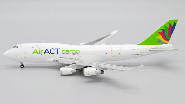 ACT Airlines Boeing 747-400(BDSF) Flaps Down TC-ACG JC Wings