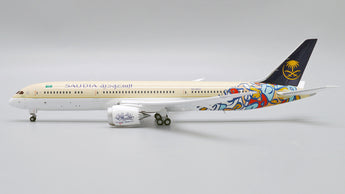 Saudia Boeing 787-9 Flaps Down HZ-AR13 Arab Calligraphy Year JC Wings LH4SVA249A LH4249A Scale 1:400