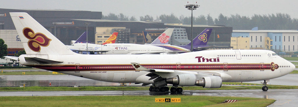 Thai Airways Boeing 747-400 HS-TGY JC Wings LH4THA173 LH4173 Scale 1:400