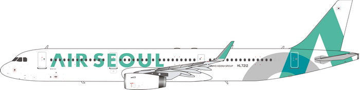 Air Seoul Airbus A321 HL7212 Phoenix PH4ASV2121 11657 Scale 1:400