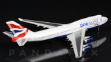 British Airways Boeing 747-400 G-CIVZ One World Phoenix PH4QFA2073 Scale 1:400