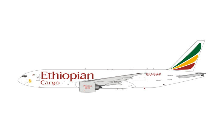 Ethiopian Airlines Cargo Boeing 777F ET-ARK Phoenix PH4ETH2279 11745 Scale 1:400