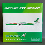 EVA Air Boeing 777-300ER B-16702 Rainbow Phoenix PH4EVA405 Scale 1:400