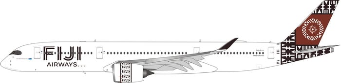 Fiji Airways Airbus A350-900 DQ-FAJ Phoenix PH4FJI2082 Scale 1:400