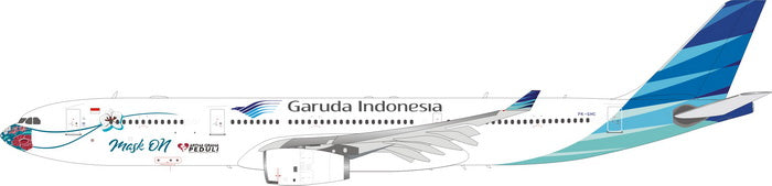 Garuda Indonesia Airbus A330-300 PK-GHC Mask #4 Phoenix PH4GIA2123 11668 Scale 1:400