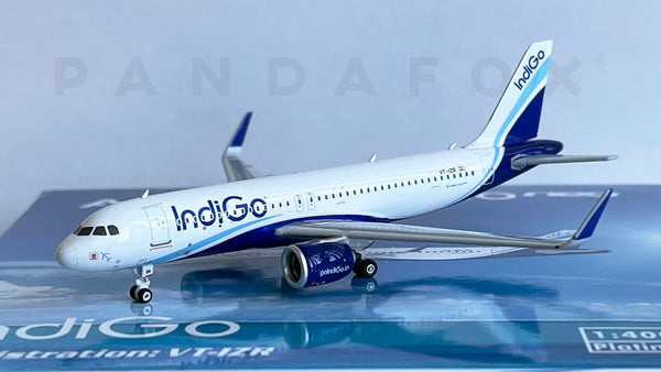 IndiGo Airbus A320neo VT IZR Phoenix PH4IGO2140 11676 Scale 1 400 PandaFox Toys