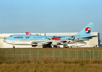 Korean Air Boeing 747-400 HL7491 World Cup 2002 Phoenix PH4KAL2276 04447 Scale 1:400
