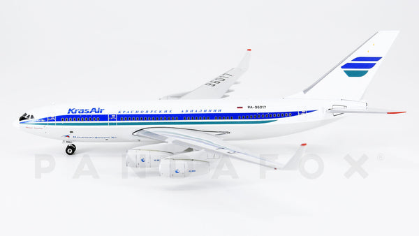 TransAsia Airways 航空機モデル 1/100 Kras Air Ilyushin Il-96-300 RA-96017 Phoenix PH4KJC950 10797 Scale
