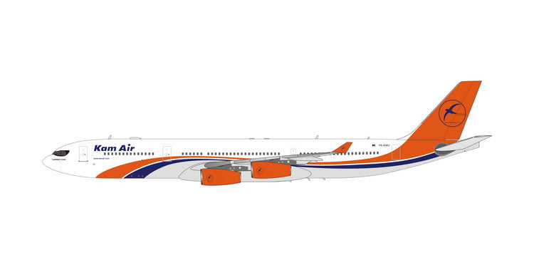 Kam Air Airbus A340-300 YA-KMU Phoenix PH4KMF2270 11742 Scale 1:400